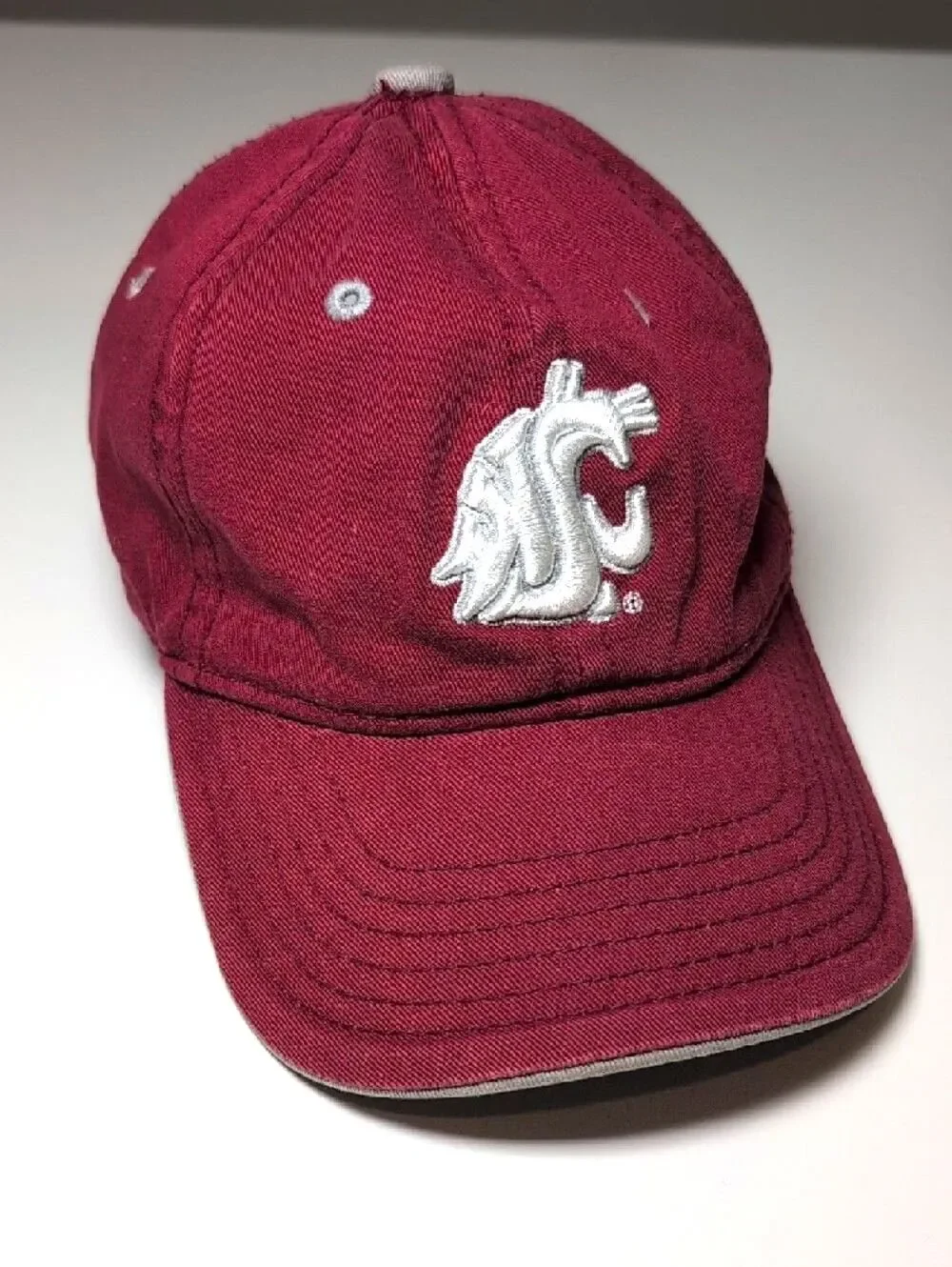 WSU Cougars Maroon Cap with White Embroidery